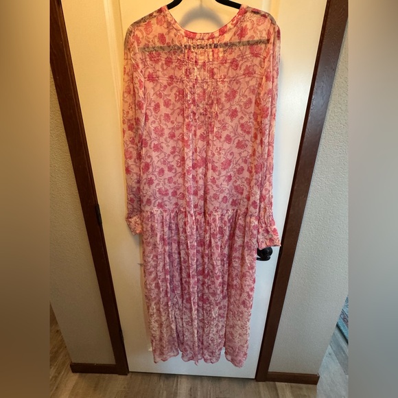 Free People Pink Floral Maxi Dress - Picture 3 of 5